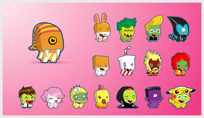 Avatars Cartoon Network - diferentes diseños